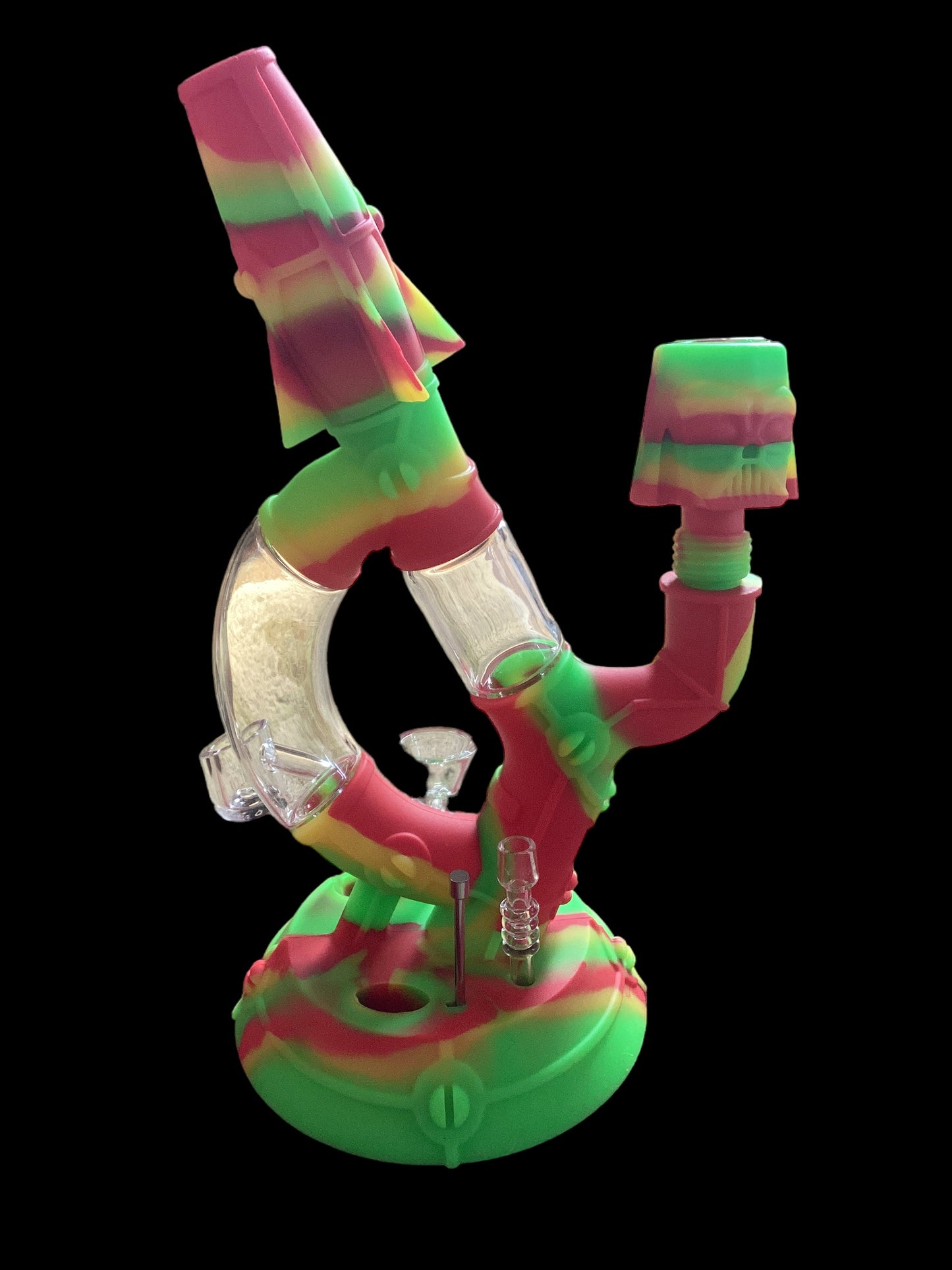 majelo D-style 4in1 Silicone Water Pipe
