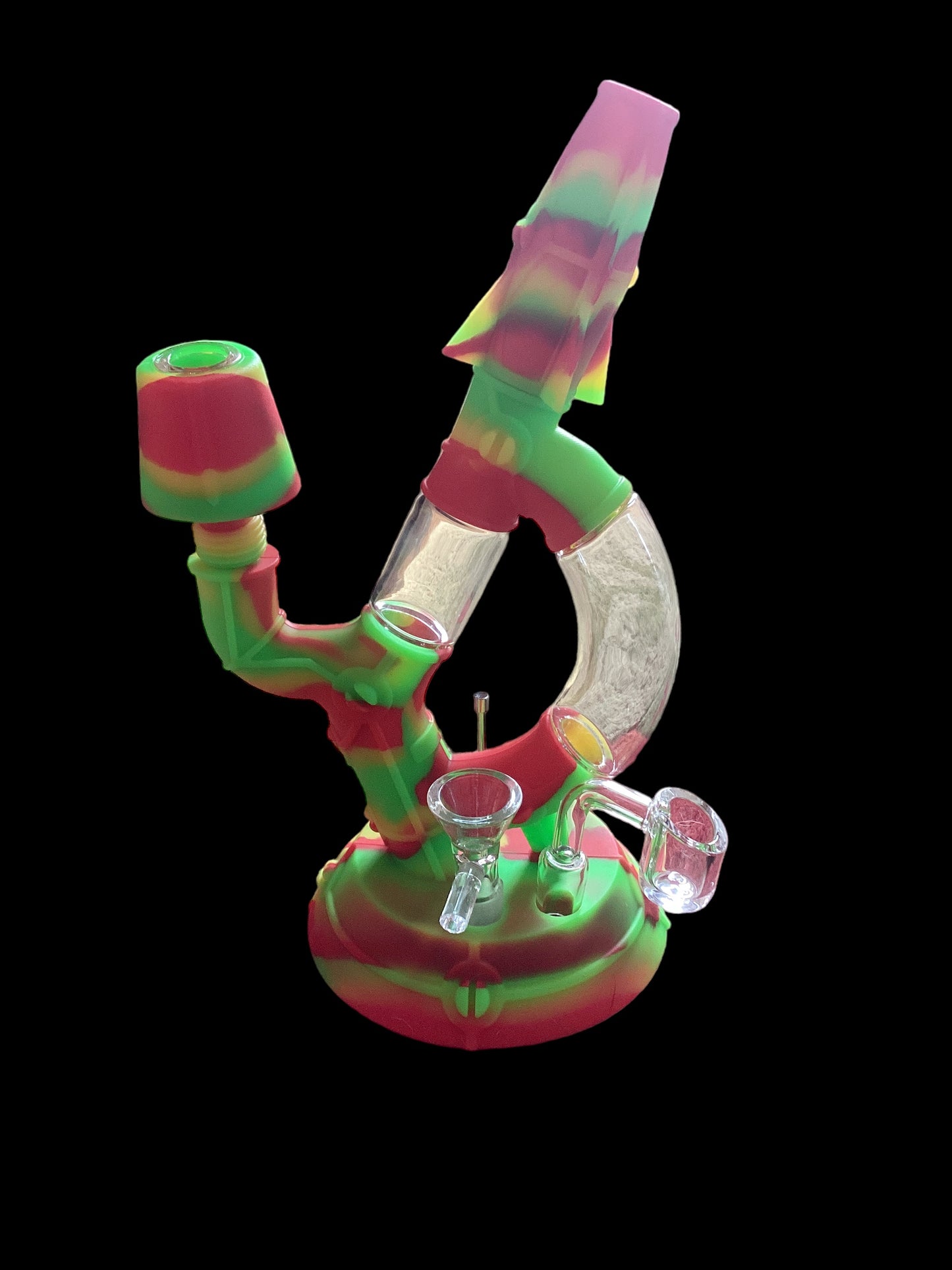 majelo D-style 4in1 Silicone Water Pipe
