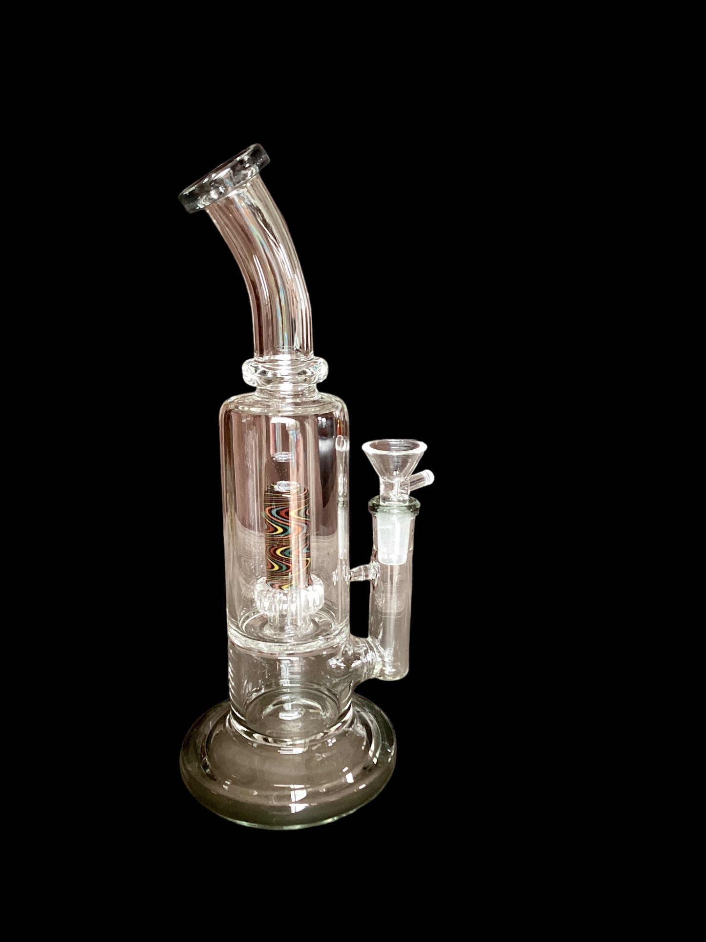 Bent Neck Wigwam Accent 2 Chamber Bong