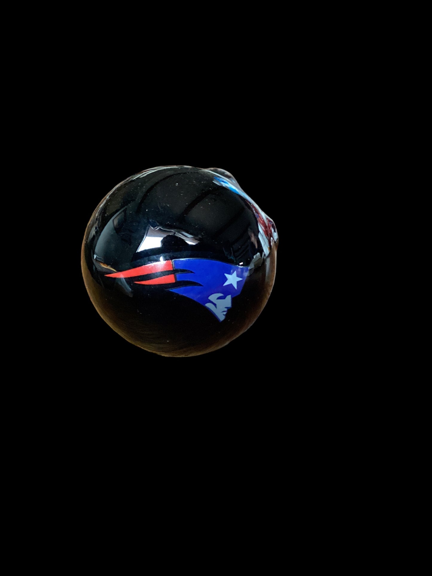 New England Patriots Hand Pipe - Black