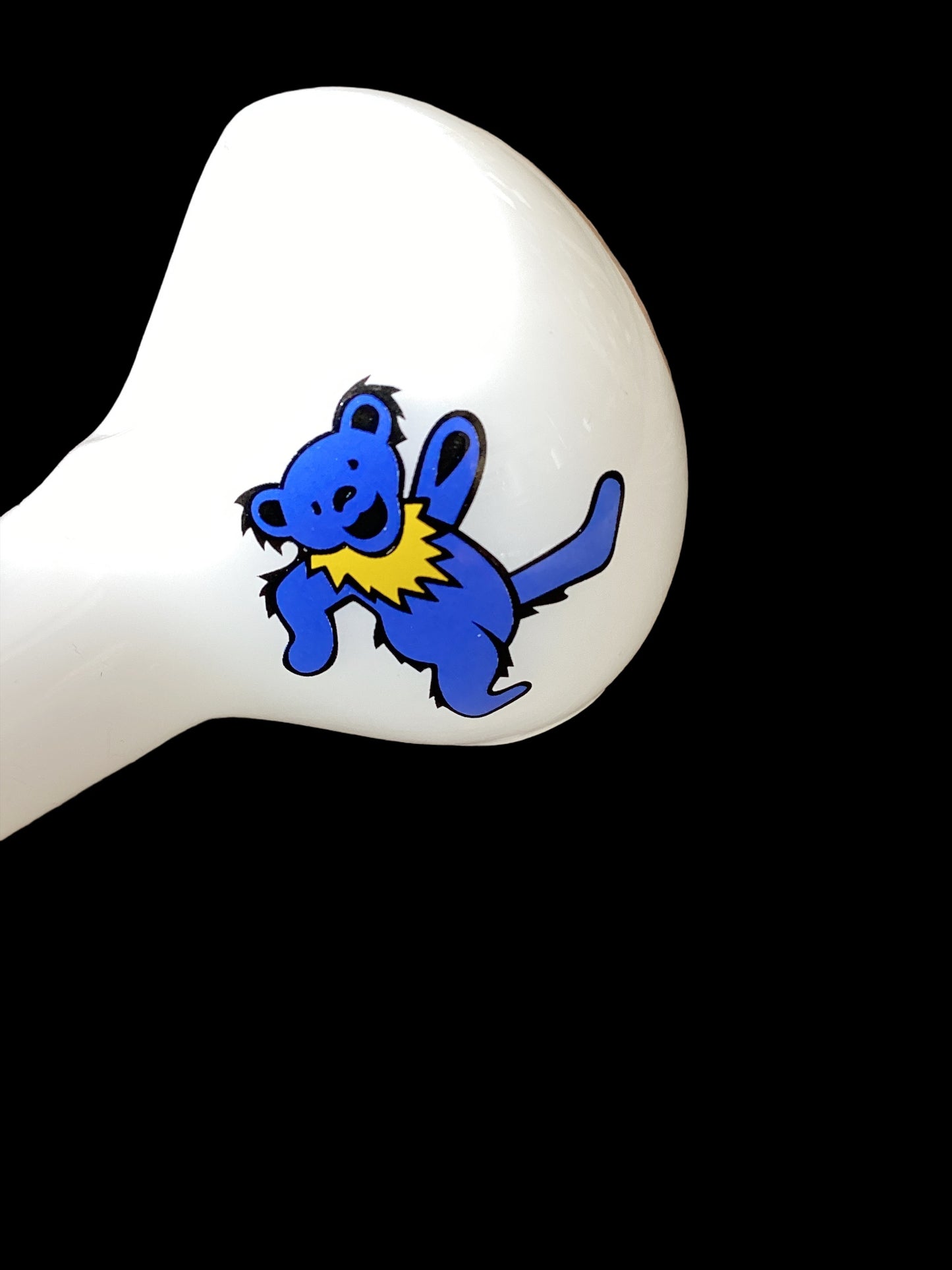Grateful Dead Hand Pipe - White, Blue Bear