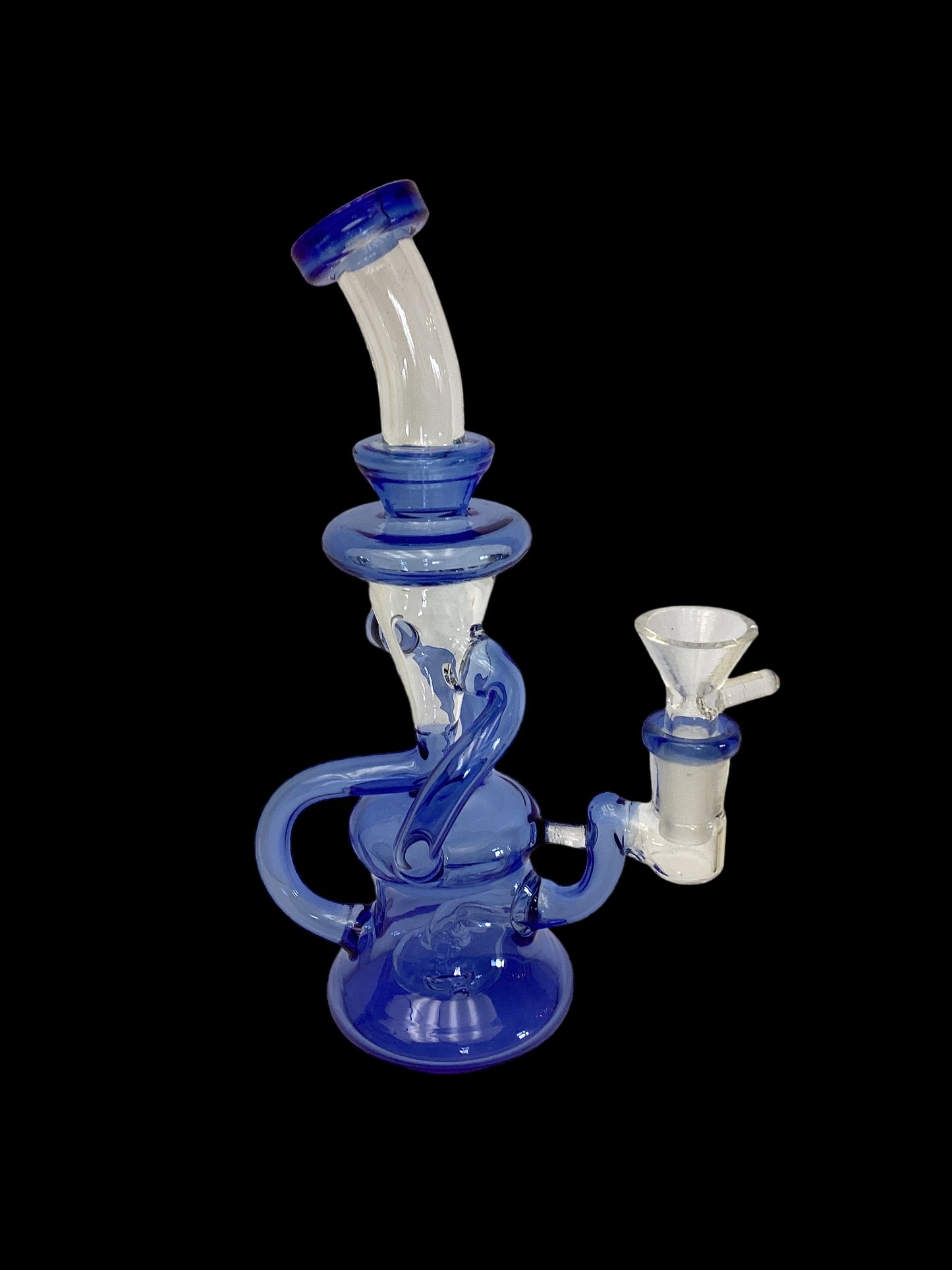 Small Blue Recycler 14mm