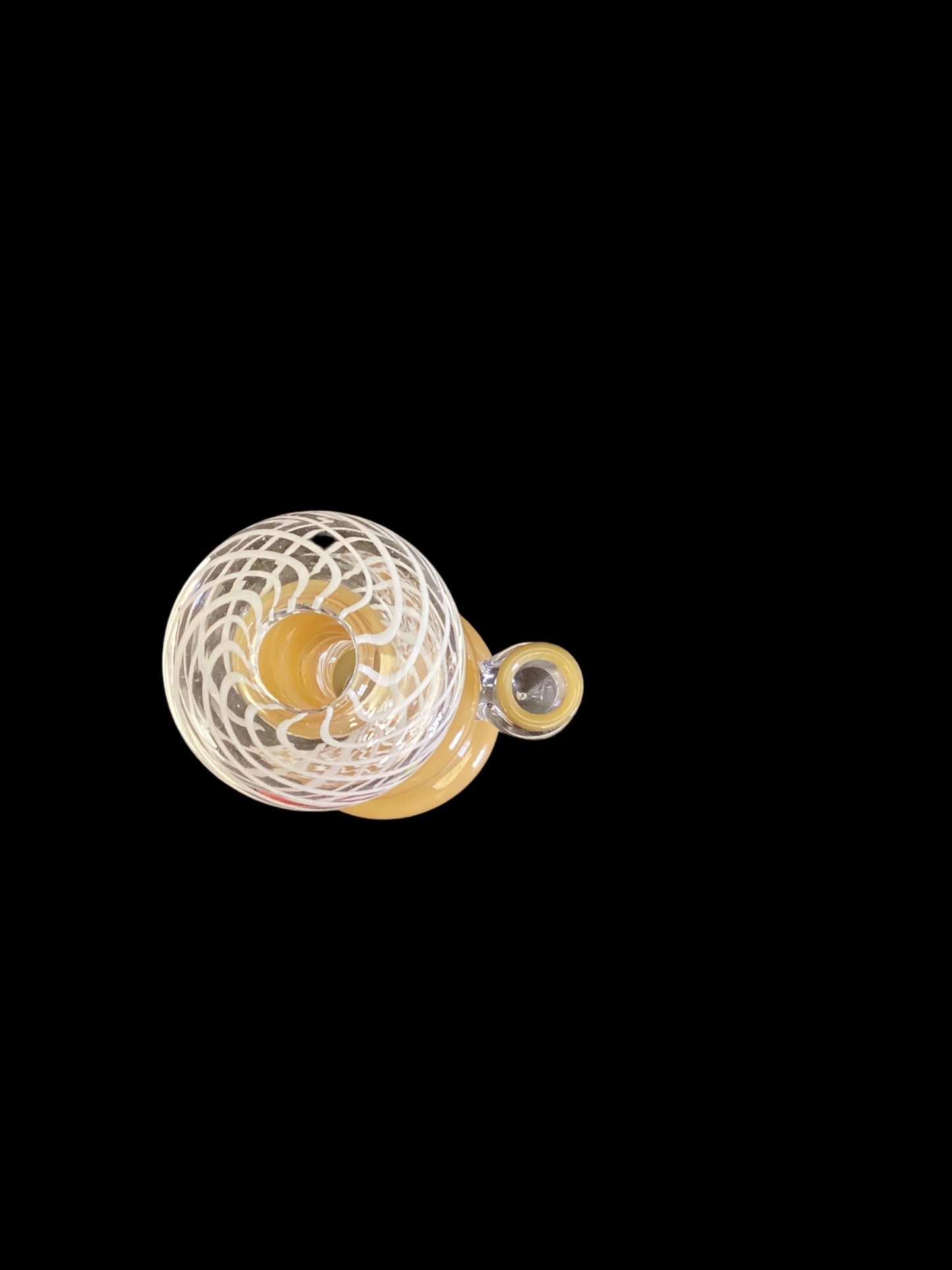 Yellow Swirl Dab Rig