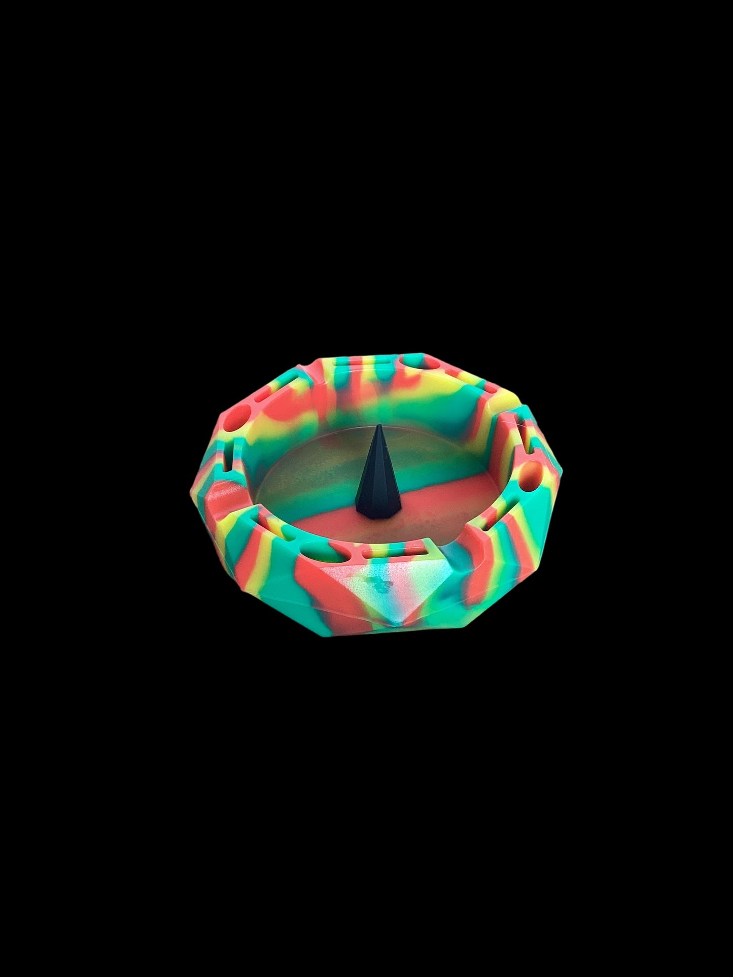 Silicone Debowler Ashtray with Tool Slots