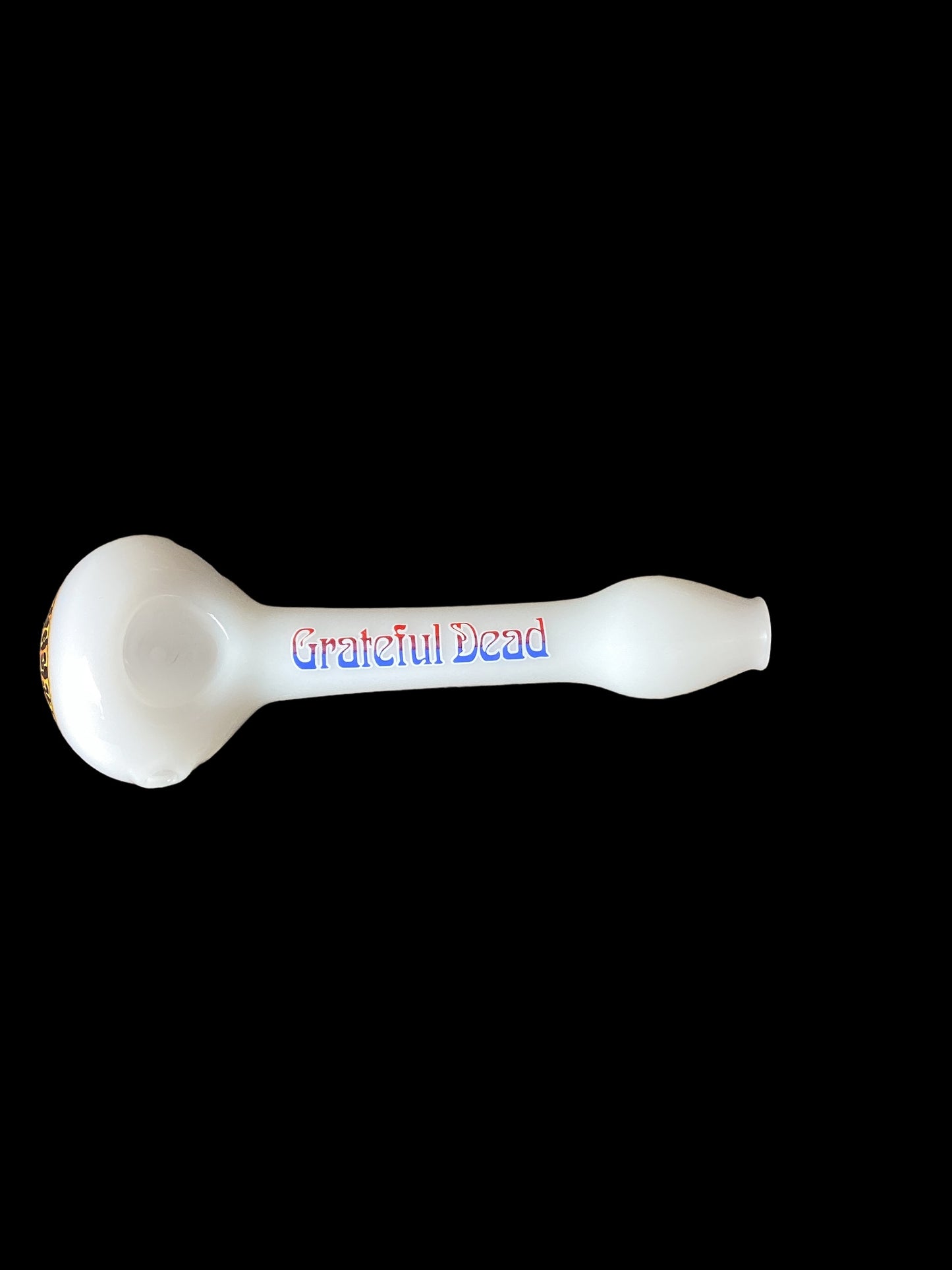 Grateful Dead Hand Pipe - White, Blue Bear
