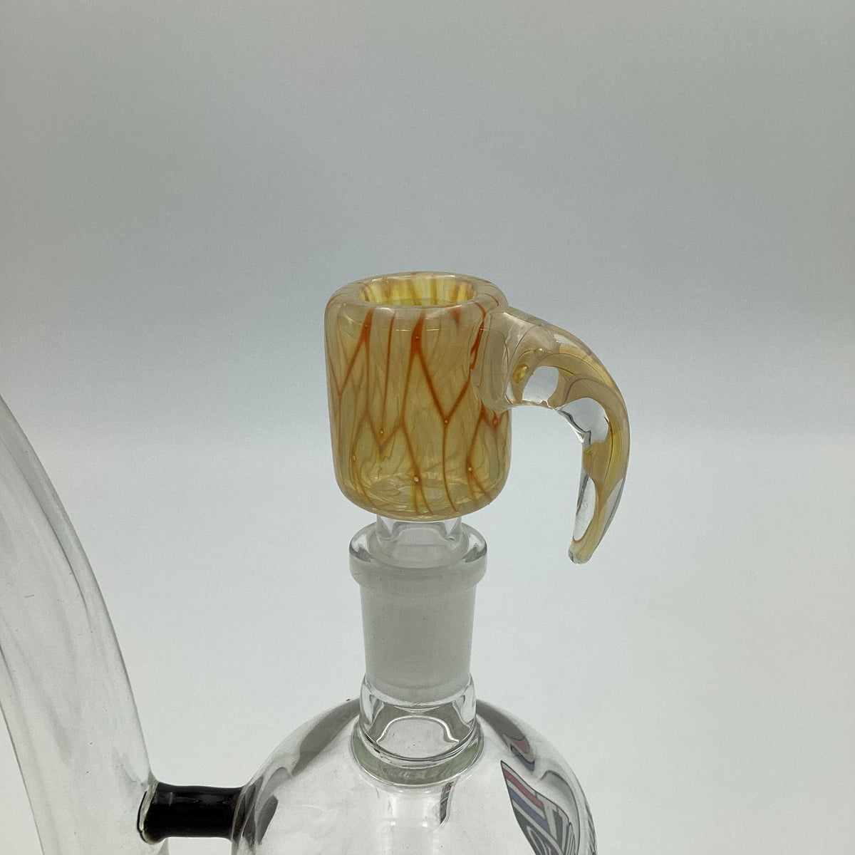 14mm Yellow Fumed Horned Bowl