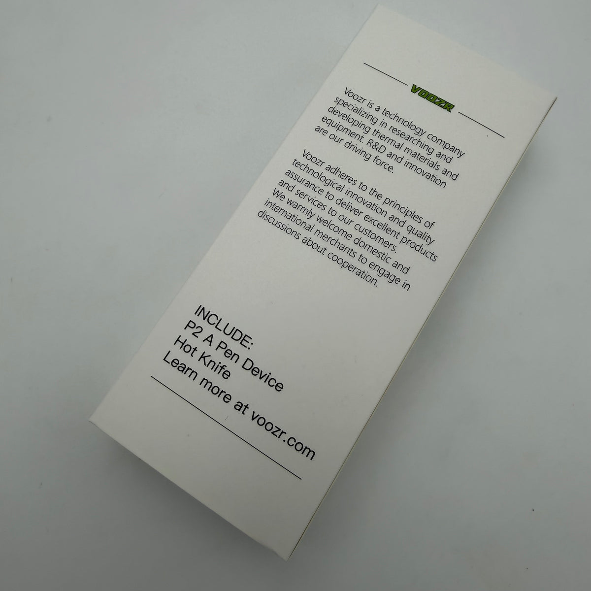 Voozr P2 A Pen with Hot Knife