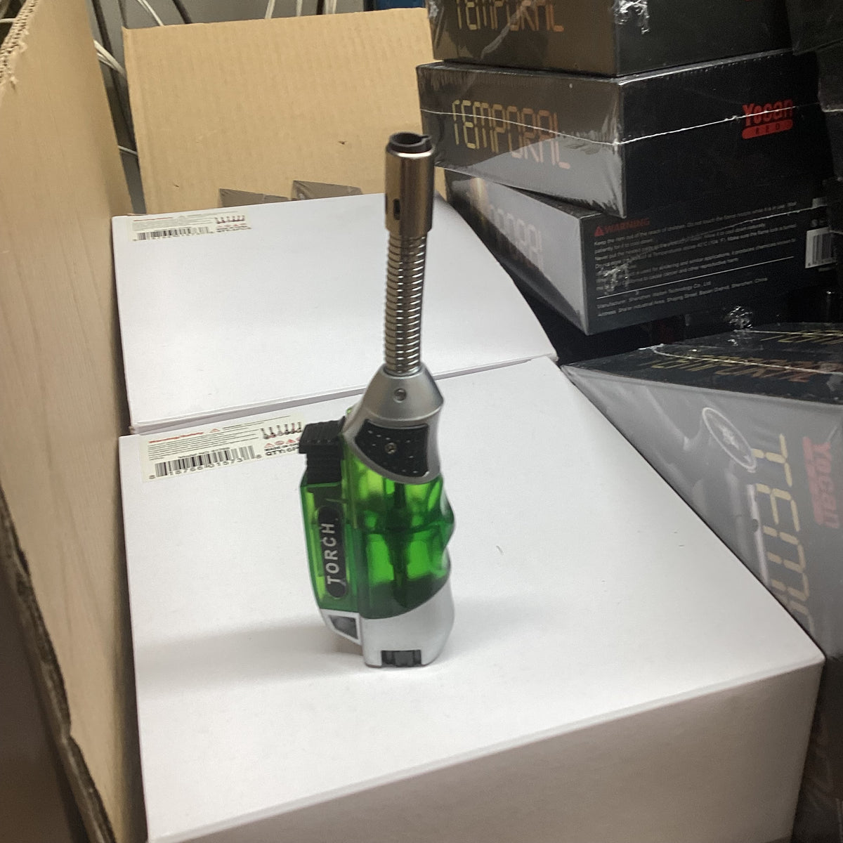 Clear Bendy Neck Torch