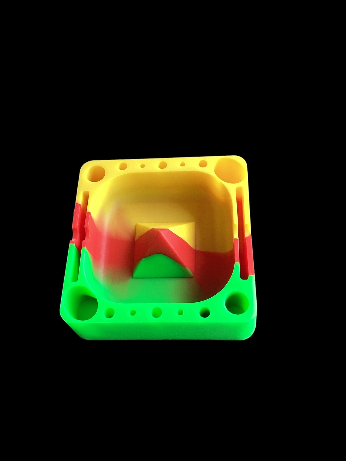 Silicone Ashtray with Tool Slots