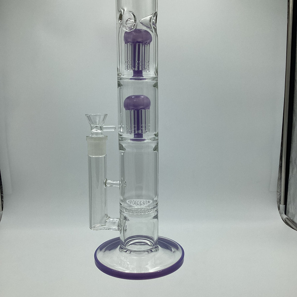 Triple Chamber Double Tree Perc Water Pipe