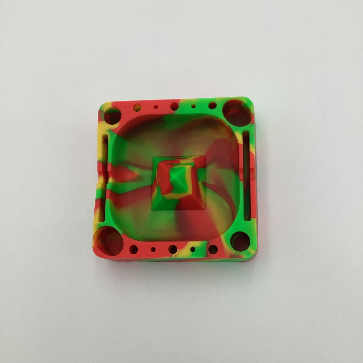 Silicone Ashtray with Tool Slots