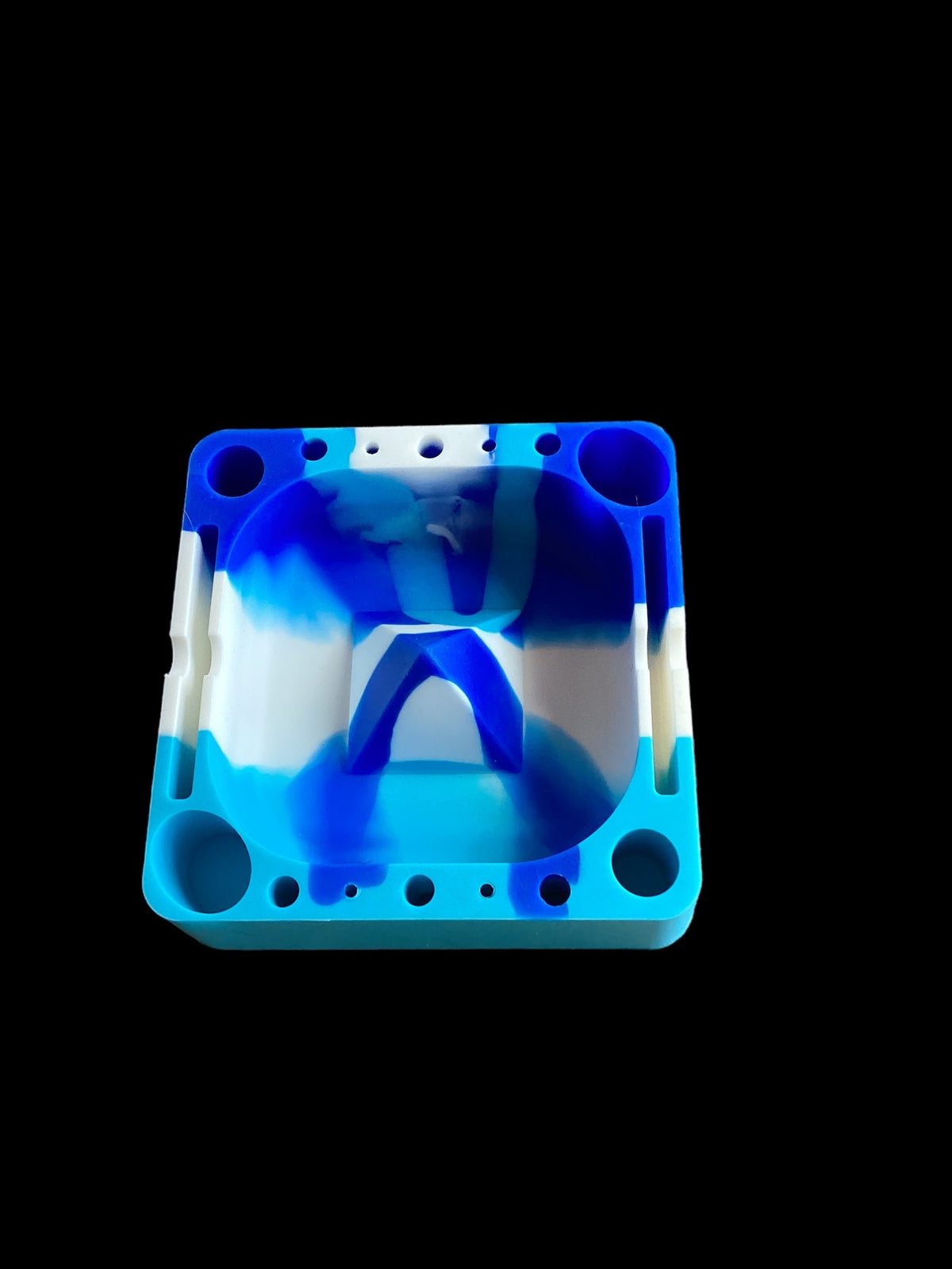 Silicone Ashtray with Tool Slots