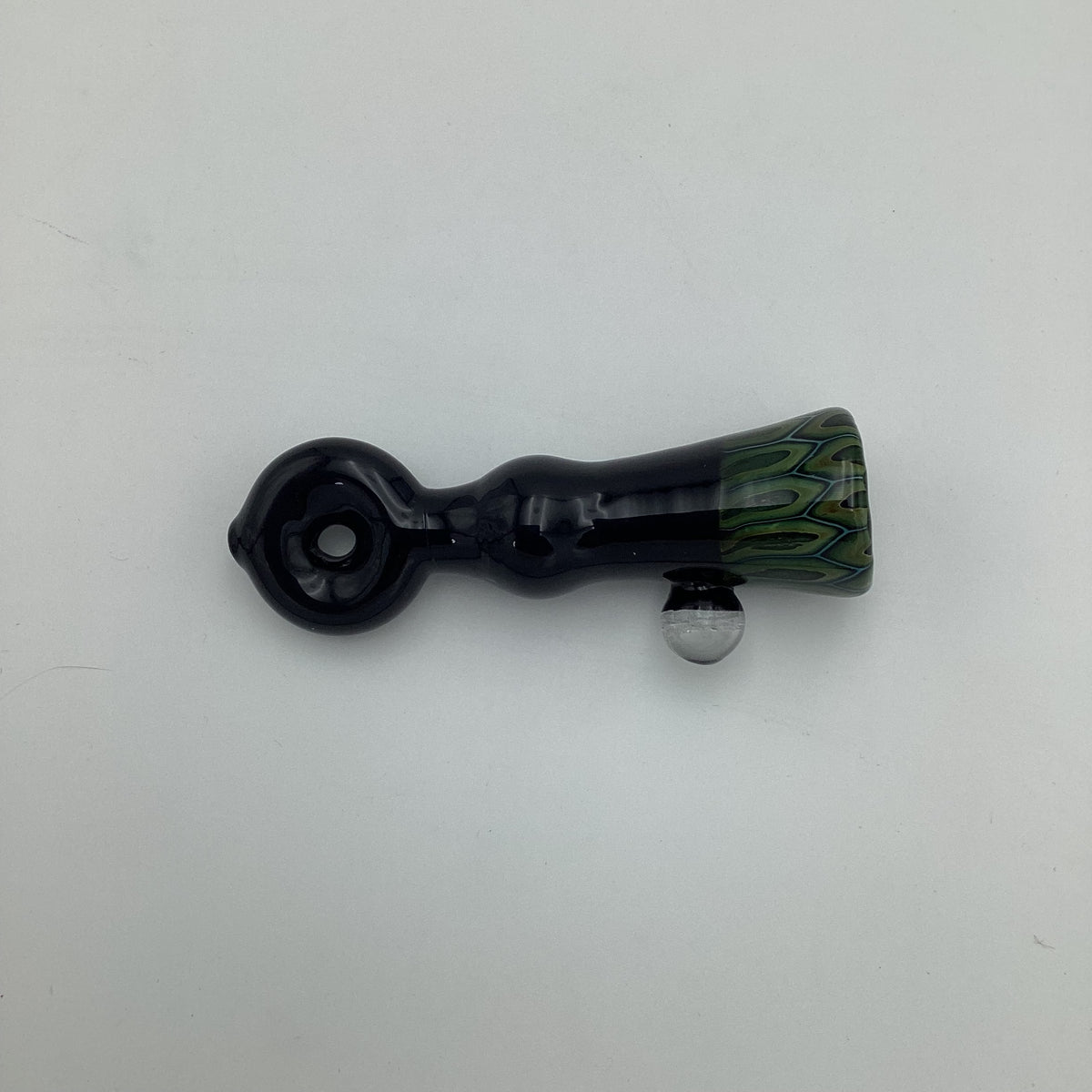 Green Tip Black Donut Chillum