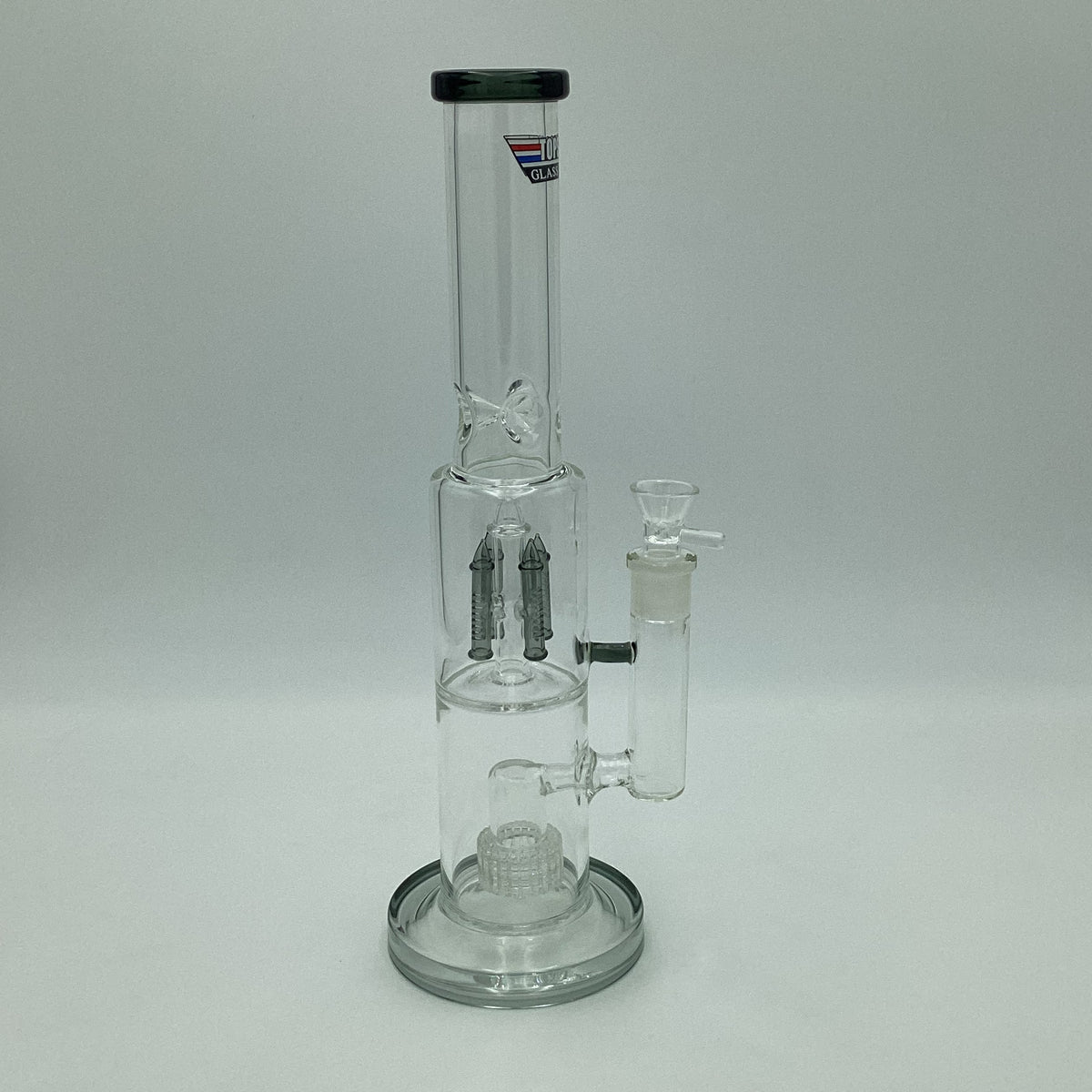 TopSchott Water Pipe - Two Chamber Multi Perc