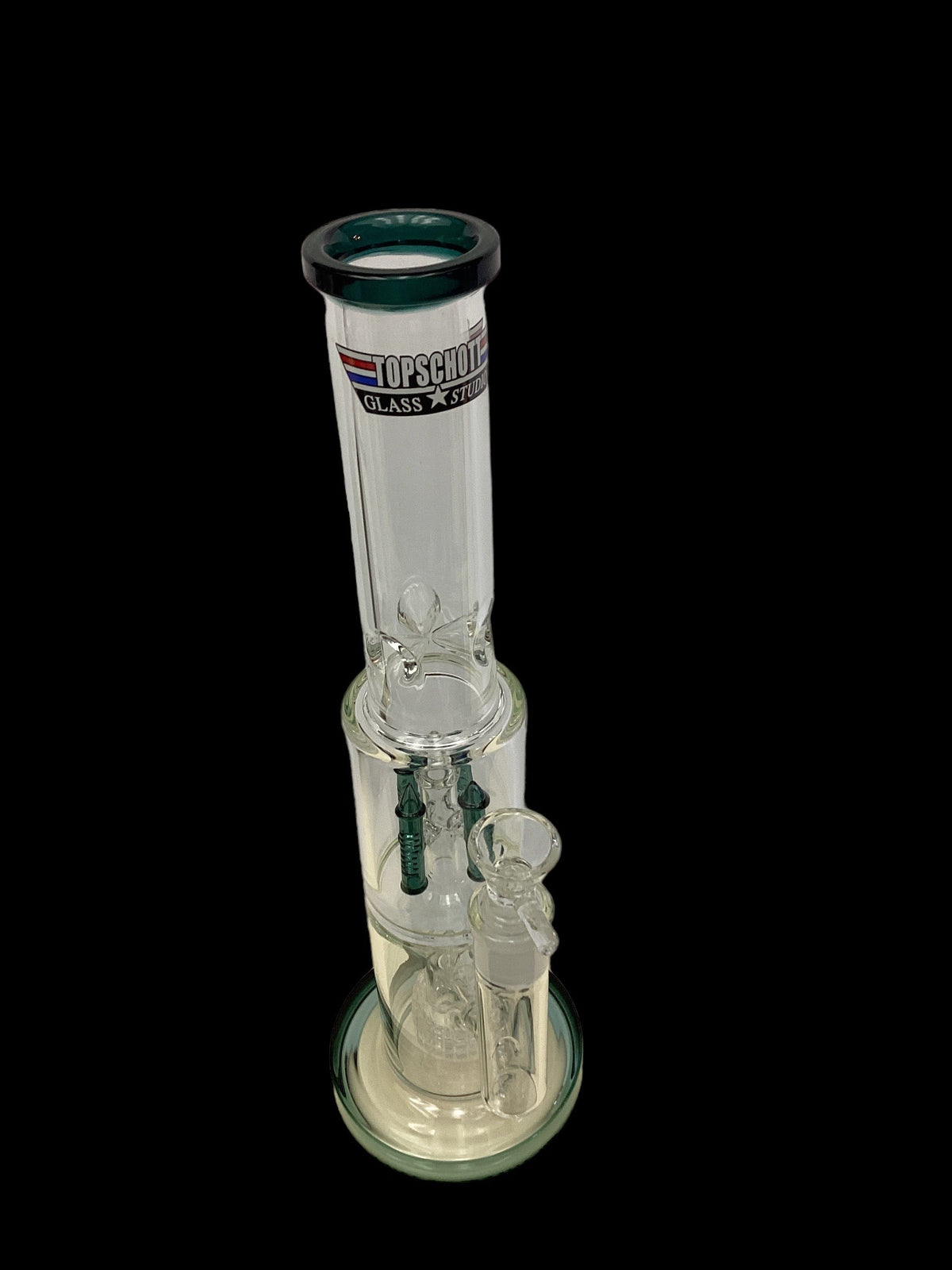 TopSchott Water Pipe - Two Chamber Multi Perc