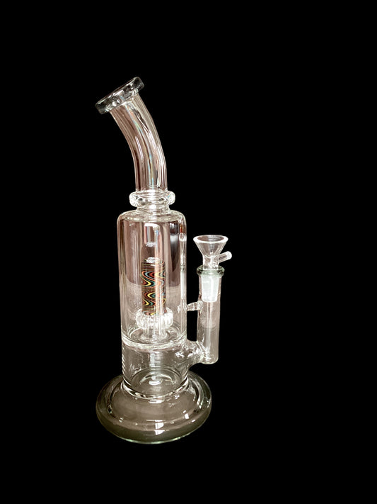 Bent Neck Wigwam Accent 2 Chamber Bong