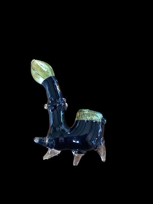 Black and Green Sherlock Hand Pipe