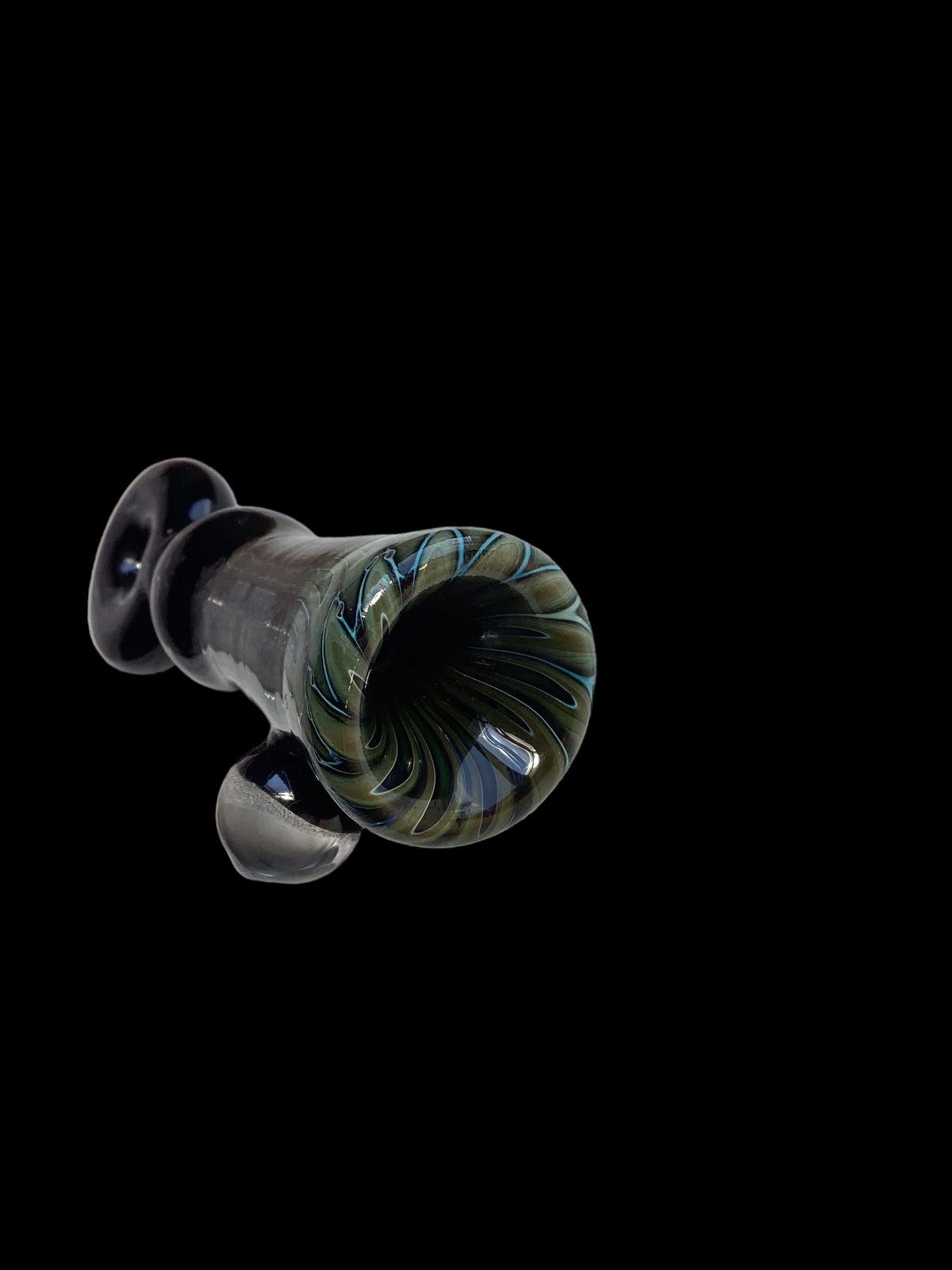 Green Tip Black Donut Chillum