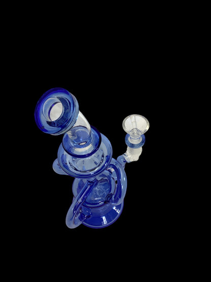 Small Blue Recycler 14mm