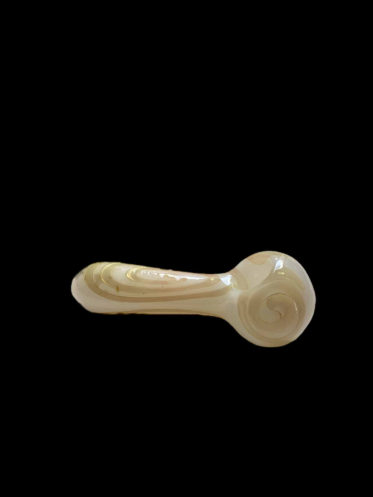 Swirl Hand Pipe White and Cream