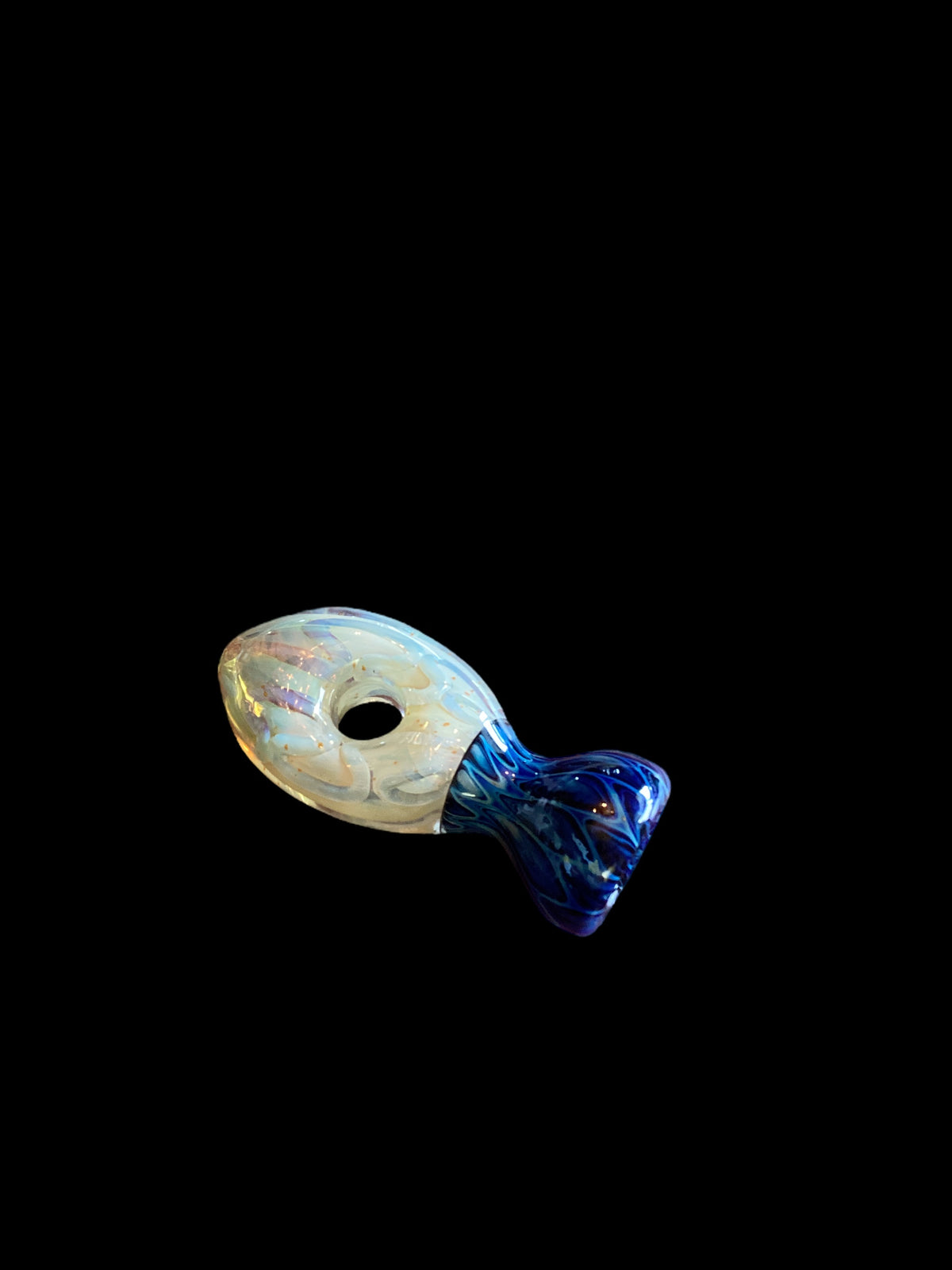 Fumed Donut Chillum Blue Bowl