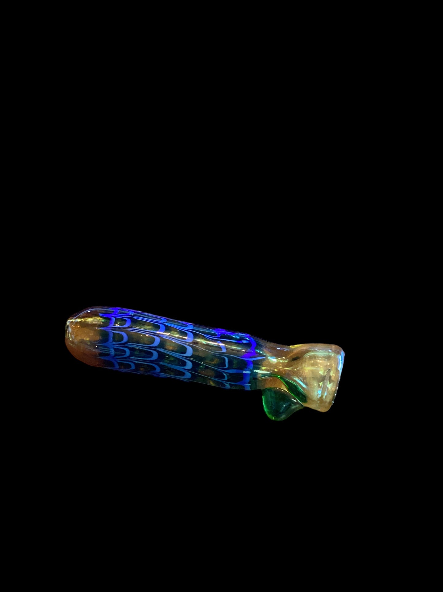 Brown and Blue Chillum