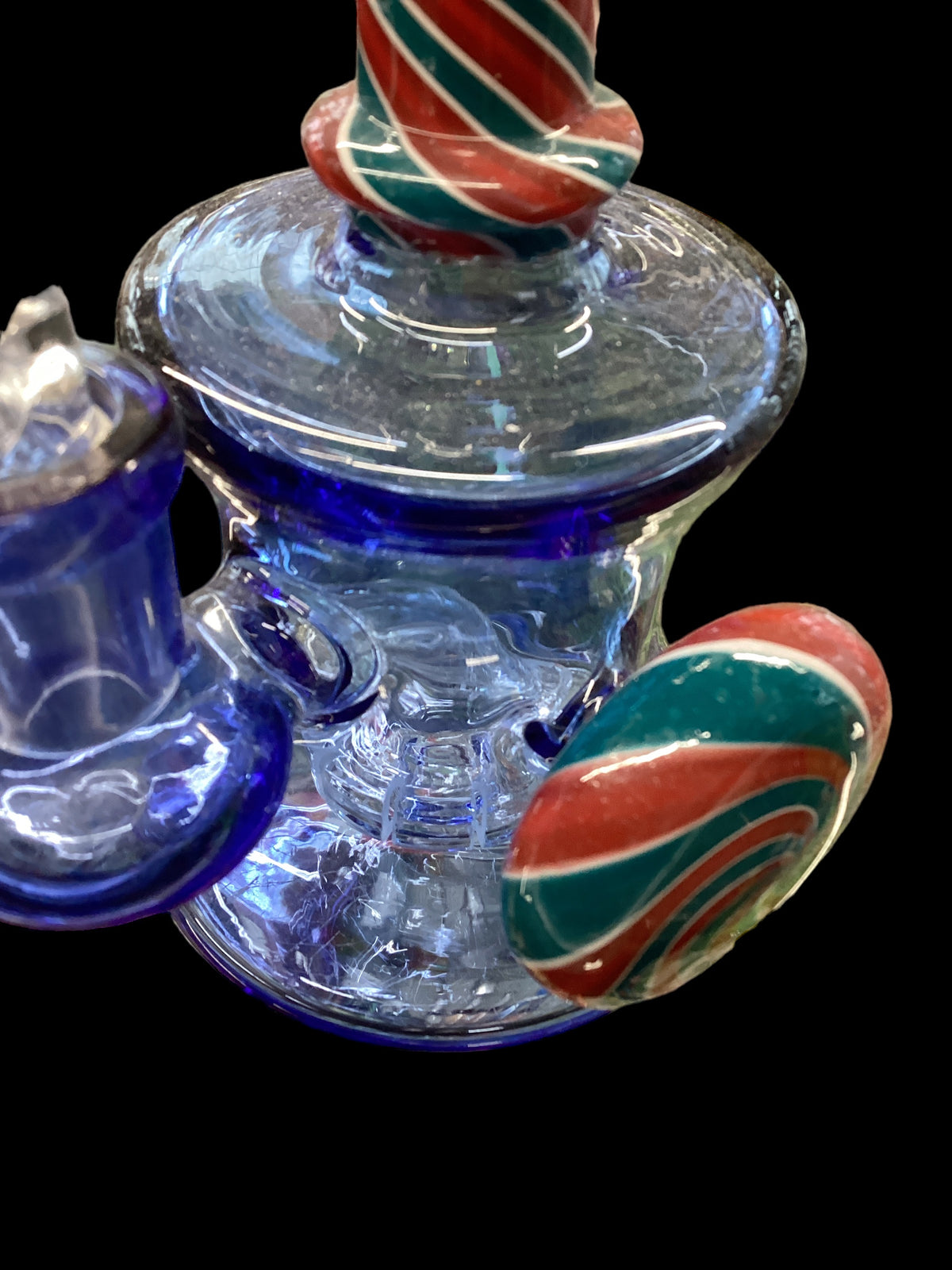 Red and Blue Swirl Rig - 14mm