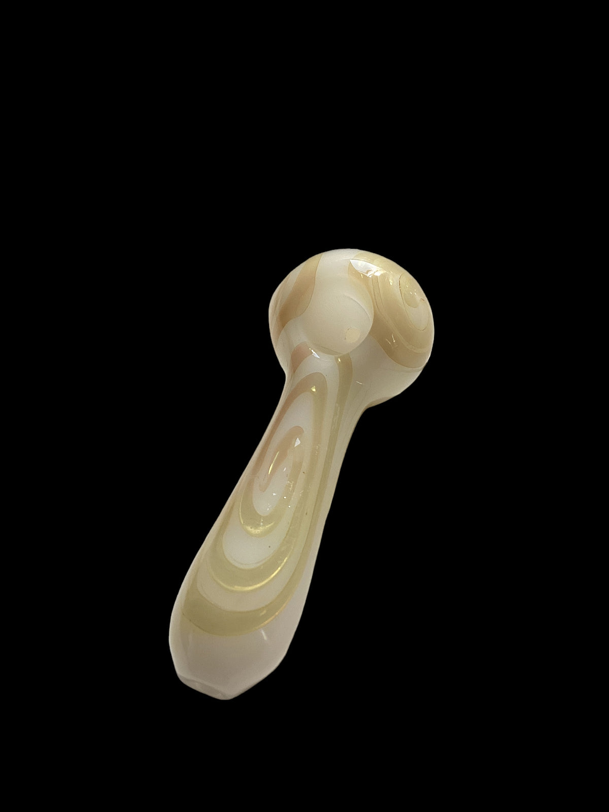 Swirl Hand Pipe White and Cream