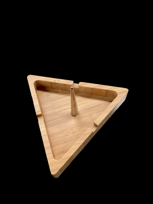 Wooden Triangle Ashtray Debowler
