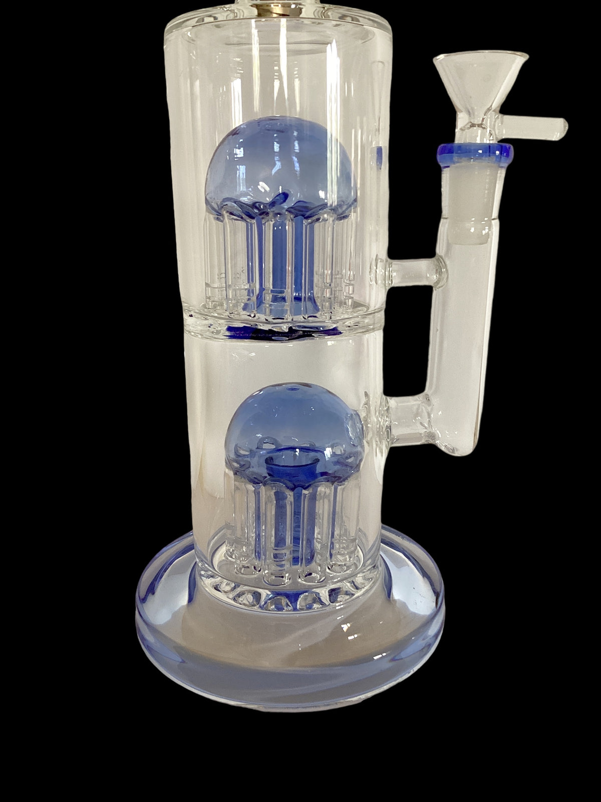 Bent Neck Two Chamber Tree Perk Bong