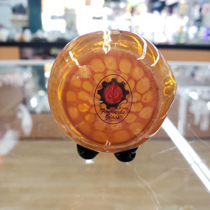 Orange honey comb pipe