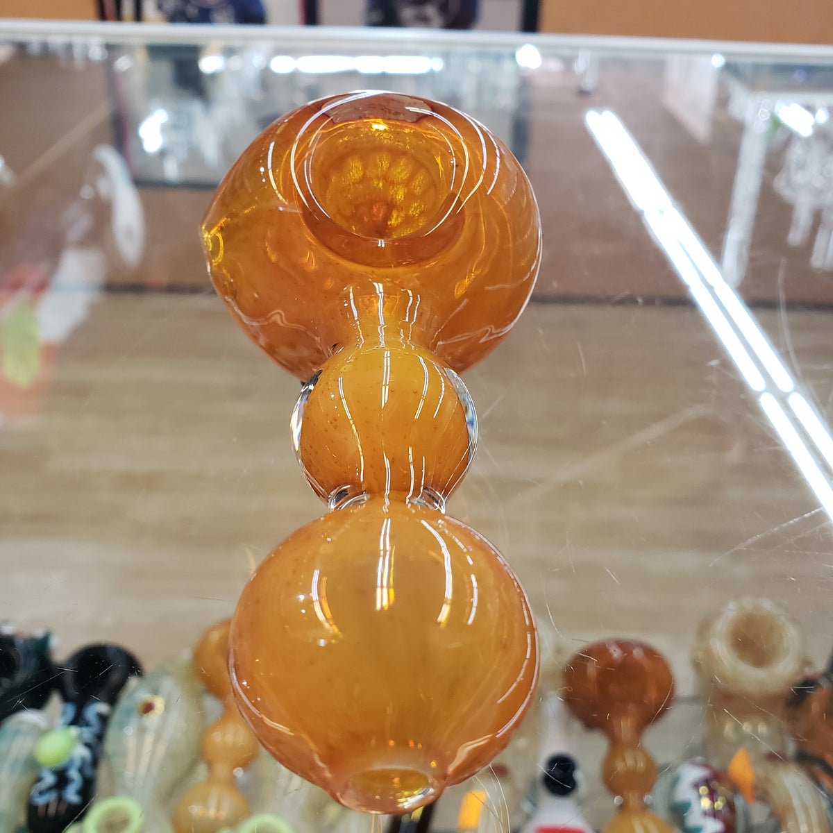 Orange honey comb pipe