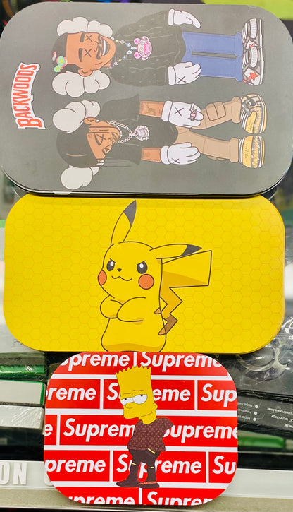 Rolling Trays w/ Magnetic Lids